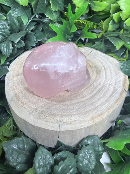 Rose Quartz Skull