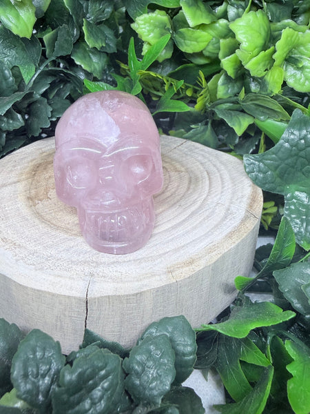 Rose Quartz Skull
