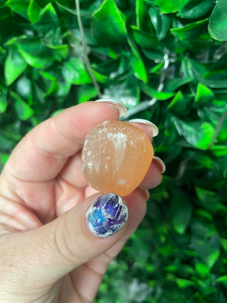 Orange Selenite Tumble