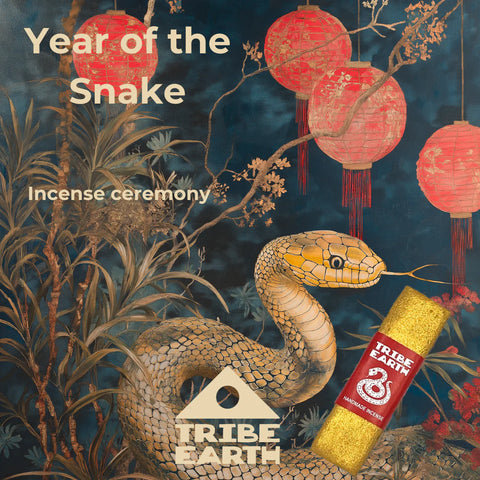 Year of the Snake - Gold Shimmer Handmade Incense - Tribe Earth