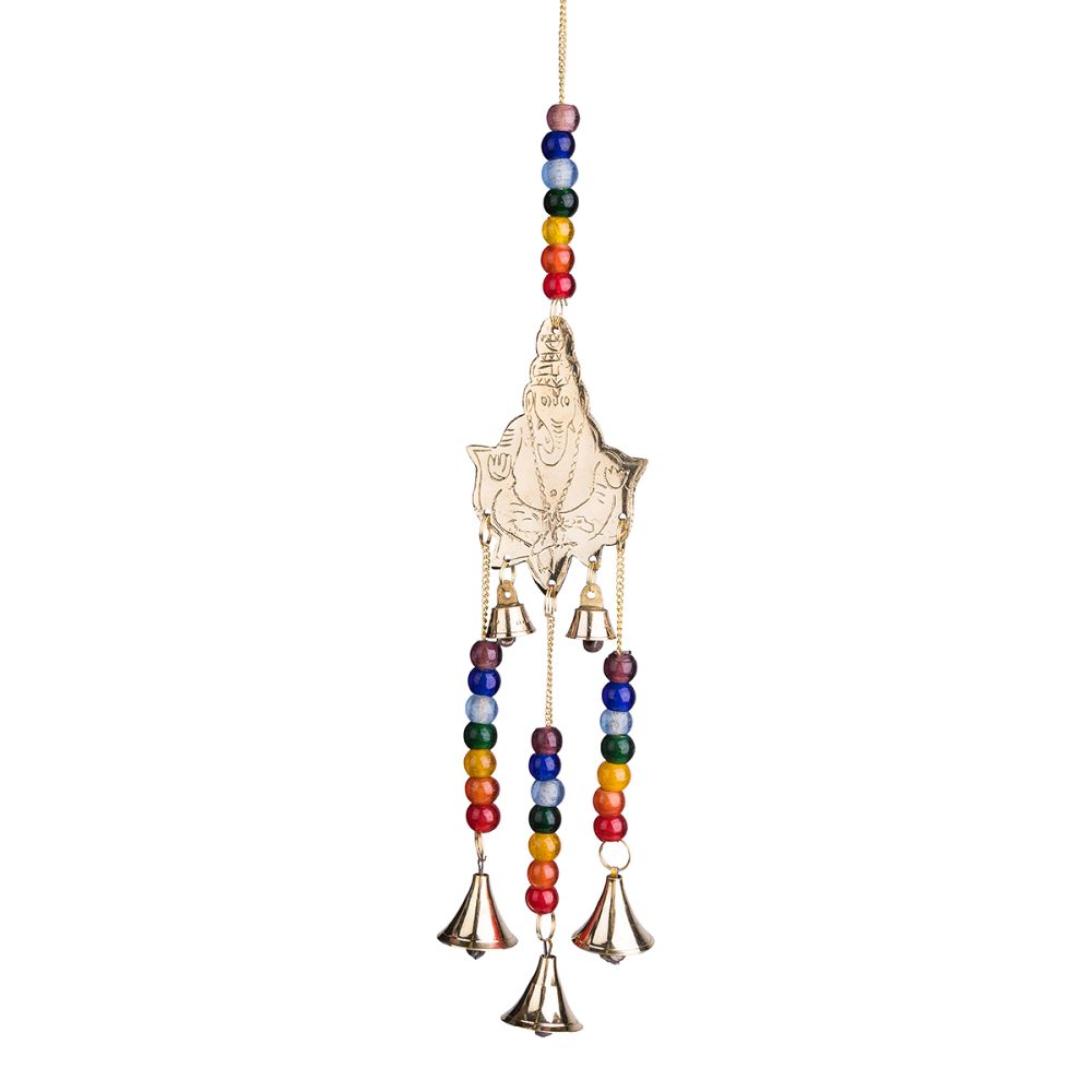 Bells - Ganesh with Chakra Beads
