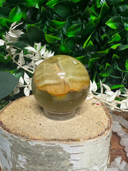 Green Onyx Sphere 210g