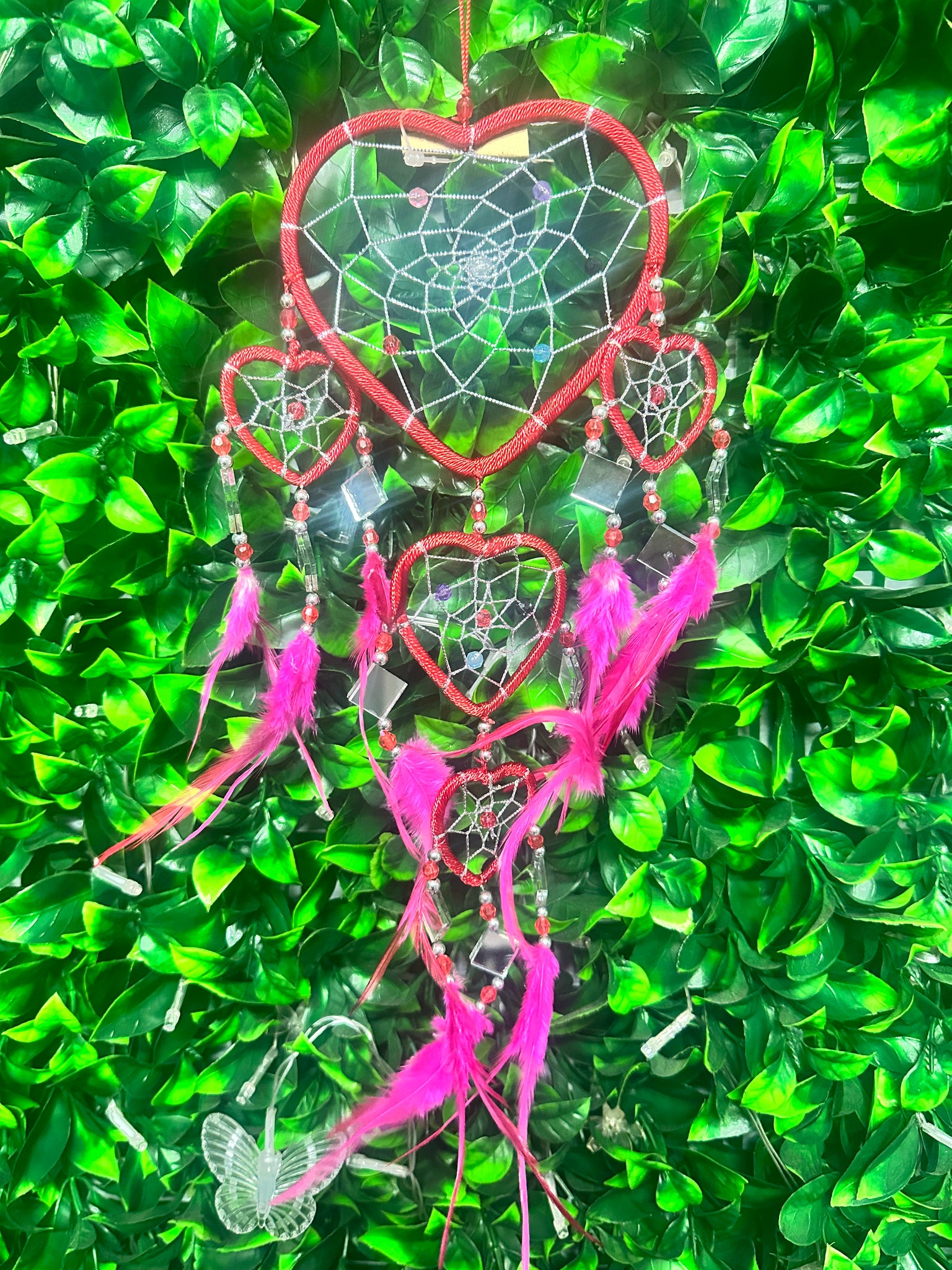 Mirrored heart Dreamcatcher-small
