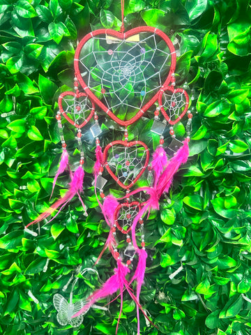 Mirrored heart Dreamcatcher-small