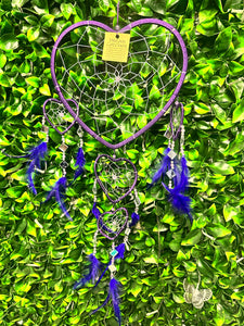 Mirrored heart Dreamcatcher -Medium