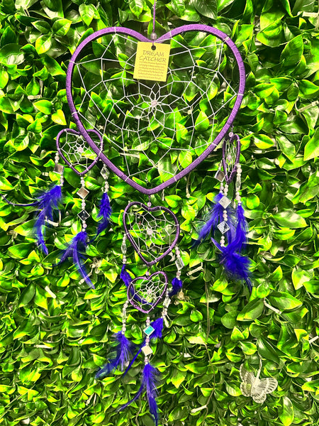 Mirrored heart Dreamcatcher -Medium