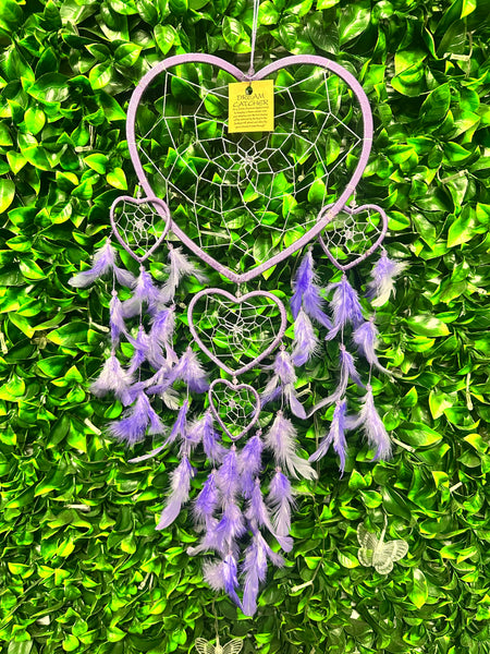 Mirrored heart Dreamcatcher -Medium