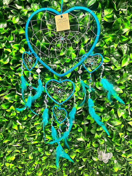 Mirrored heart Dreamcatcher -Medium