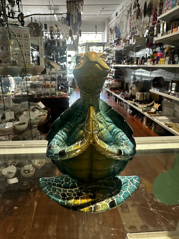 Meditating turtle figurine ￼￼