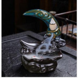 Crescent Moon Backflow Burner