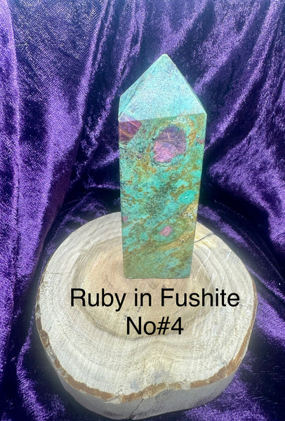 Ruby in Fuchsite