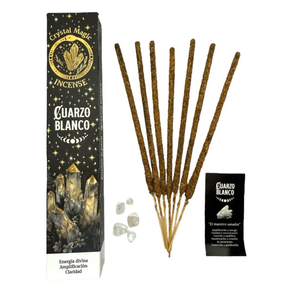 Crystal Magic Clear Quartz Tribal Soul Incense sticks￼