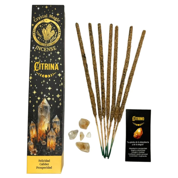 Crystal Magic Citrine Tribal Soup Incense Sticks