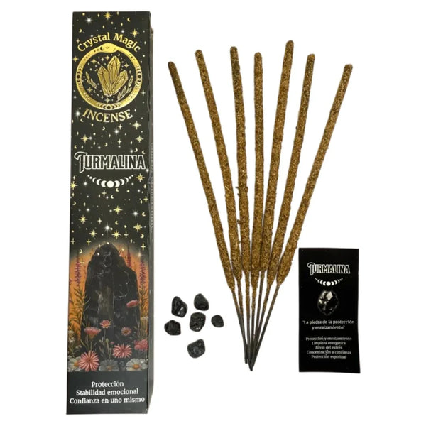 Crystal Magic Tourmaline Tribal Soul Incense Sticks
