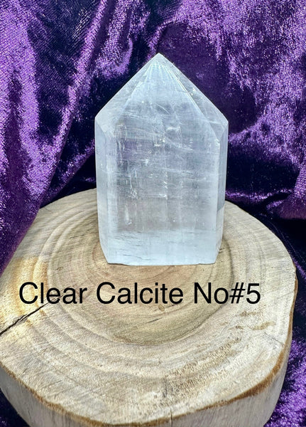 Clear Calcite Tower