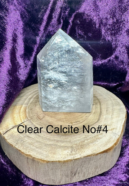 Clear Calcite Tower