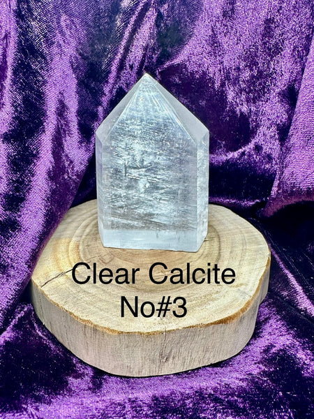 Clear Calcite Tower
