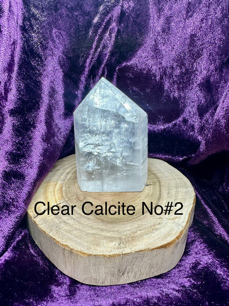 Clear Calcite Tower