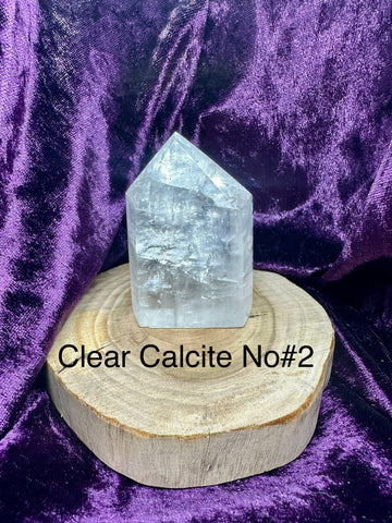 Clear Calcite Tower