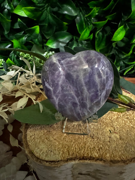 Amethyst Heart 50mm