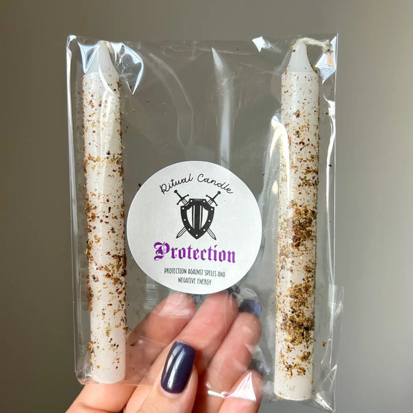 Protection ritual candles