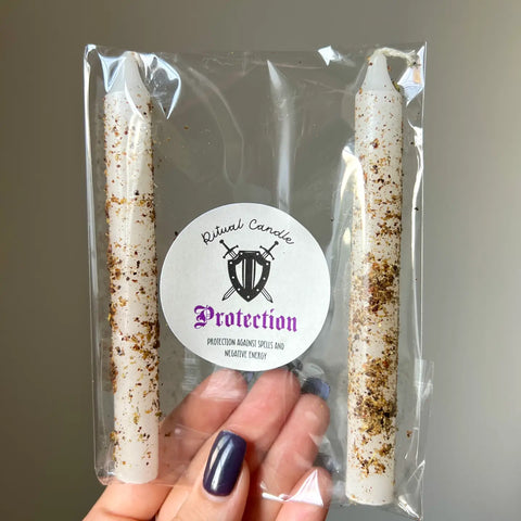 Protection ritual candles