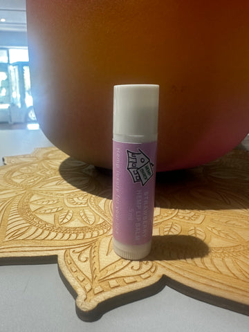 Strawberry and hemp lip balm