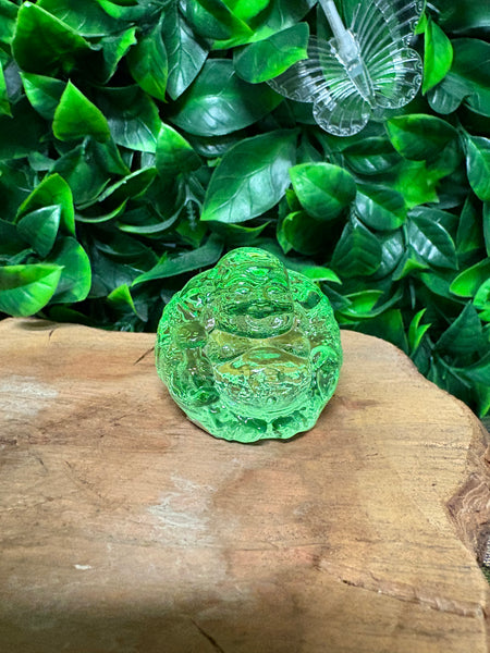 Lucky Crystal Glass Buddha