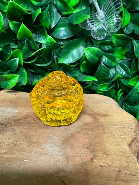 Lucky Crystal Glass Buddha
