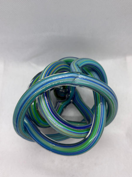 Endless Knot Blue,Green & Gold