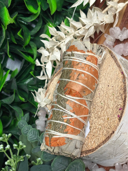 Sage & Rose/Floral Petal Smudge Stick