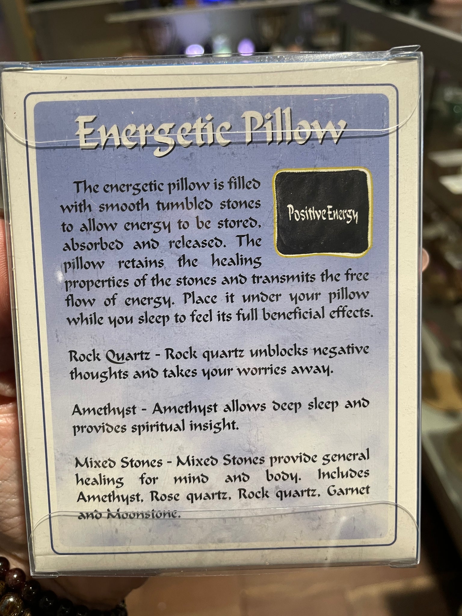 Energetic Pillow in Gift Box