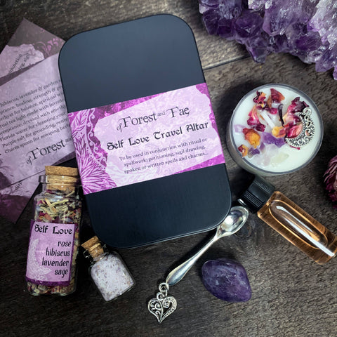 Self Love Travel Altar • Ritual Witchcraft Kit • DIY
