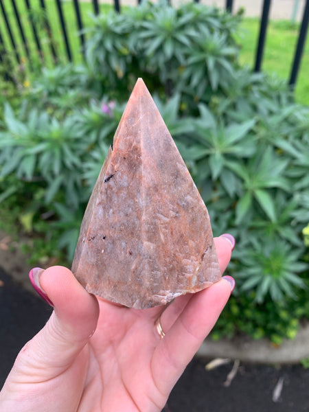 Tourmaline in Pink Feldspar