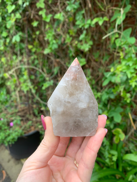 Tourmaline in Pink Feldspar