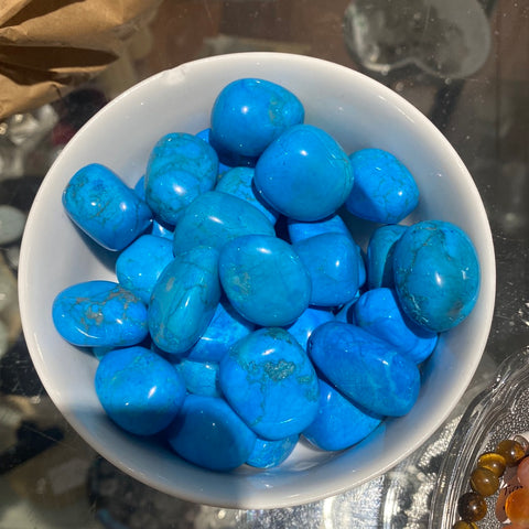 Blue Howlite Tumbled