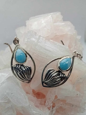 Larimar Earrings