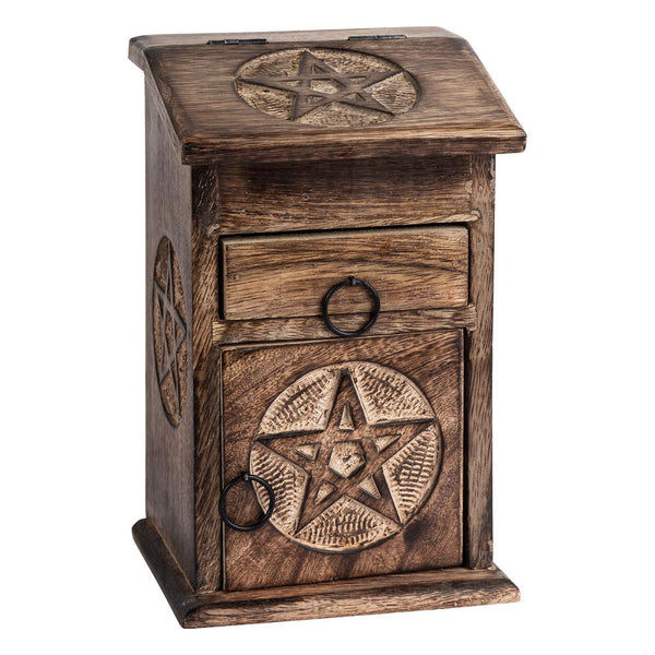 Wooden Chest with Pentacle