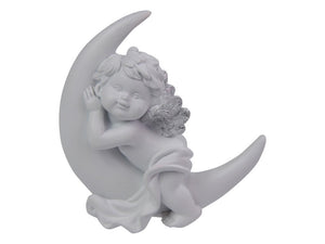 Cherub Laying on Moon