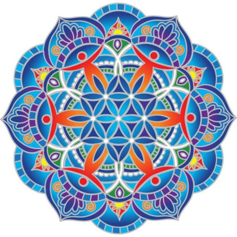 Sunseal Stained Glass Decal 14cm