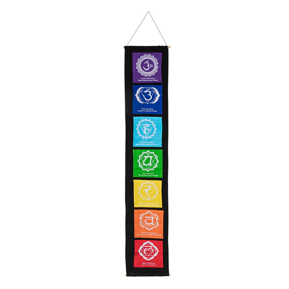 Chakra Banner & Magazine Holder 25cm x 150cm