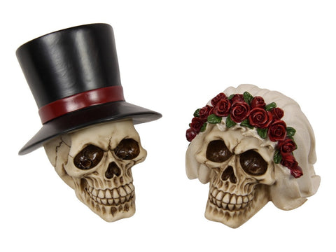 Til Death Do Us Part Wedding Skulls Set