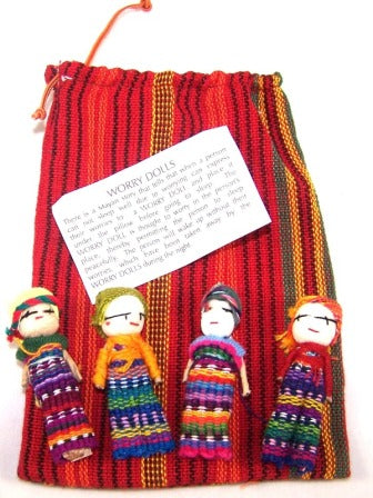 Worry Dolls in Bag