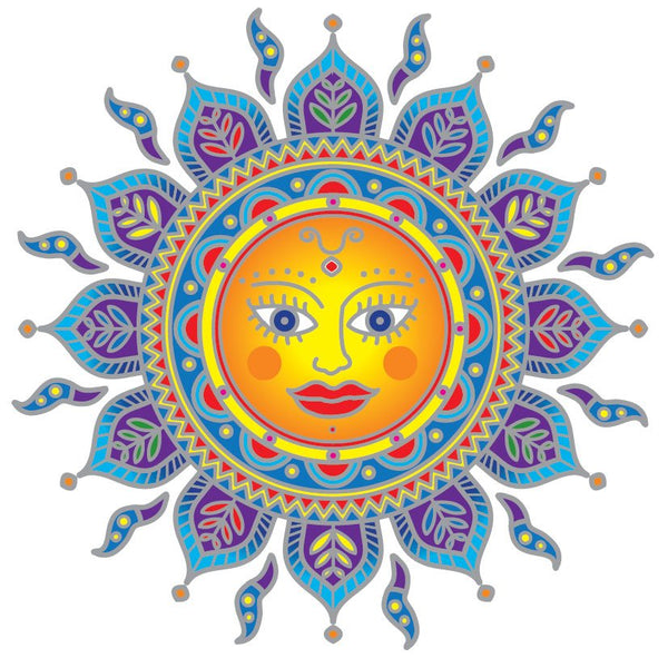 Sunseal Stained Glass Decal 14cm