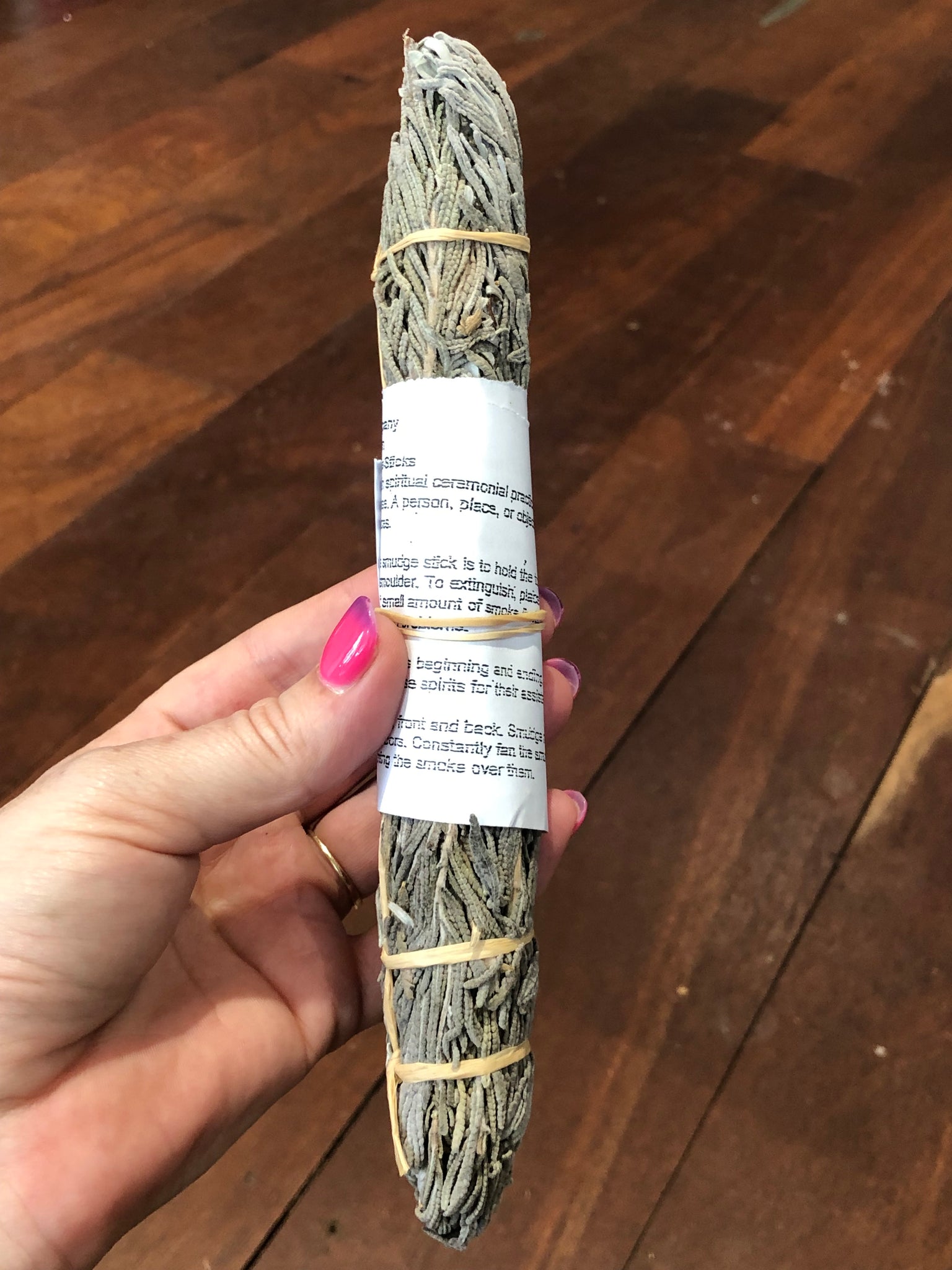 White Sage and Lavender Smudge Stick