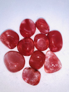 Strawberry Obsidian Tumbled
