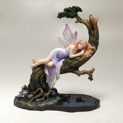 Siesta Fairy Resting on Branch