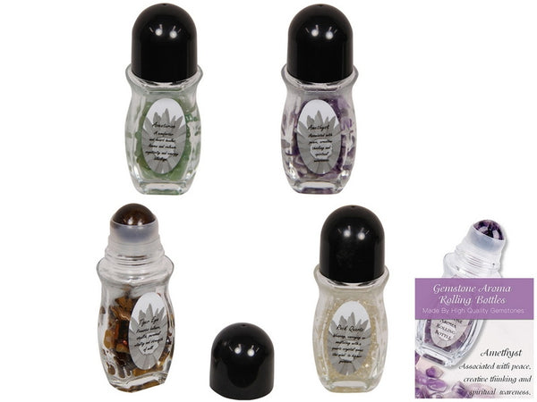 Gemstone Massage Roller Bottle