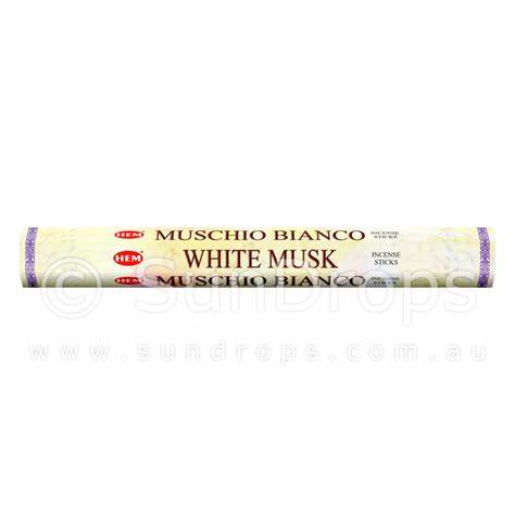 white musk incense sticks