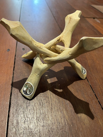Wooden tree of life stand